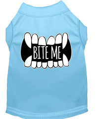 Bite Me Screen Print Dog Shirt