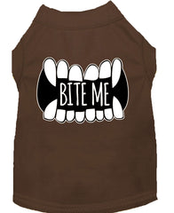 Bite Me Screen Print Dog Shirt