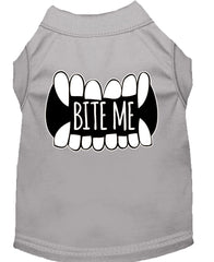 Bite Me Screen Print Dog Shirt