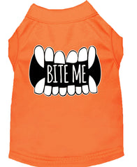 Bite Me Screen Print Dog Shirt