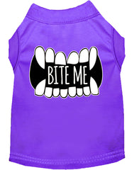 Bite Me Screen Print Dog Shirt