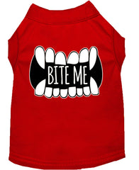 Bite Me Screen Print Dog Shirt