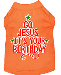 Go Jesus Screen Print Dog Shirt