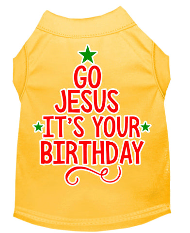 Go Jesus Screen Print Dog Shirt