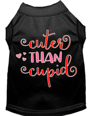 Cuter Than Cupid Screen Print Dog Shirt