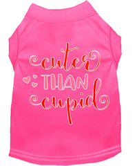 Cuter Than Cupid Screen Print Dog Shirt