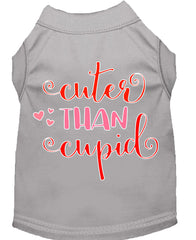 Cuter Than Cupid Screen Print Dog Shirt