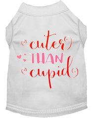 Cuter Than Cupid Screen Print Dog Shirt