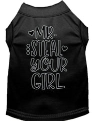 Mr. Steal Your Girl Screen Print Dog Shirt