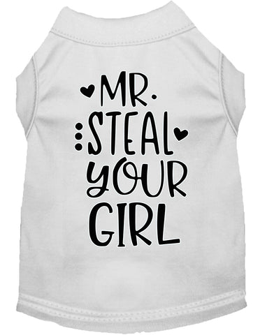 Mr. Steal Your Girl Screen Print Dog Shirt