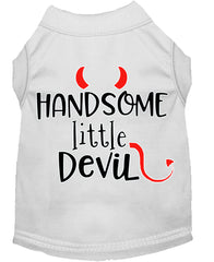 Handsome Little Devil Screen Print Dog Shirt