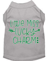 Little Miss Lucky Charm Screen Print Dog Shirt