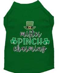 Mr. Pinch Charming Screen Print Dog Shirt