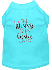 Bunny Is My Bestie Screen Print Dog Shirt