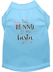 Bunny Is My Bestie Screen Print Dog Shirt