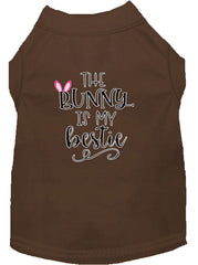 Bunny Is My Bestie Screen Print Dog Shirt