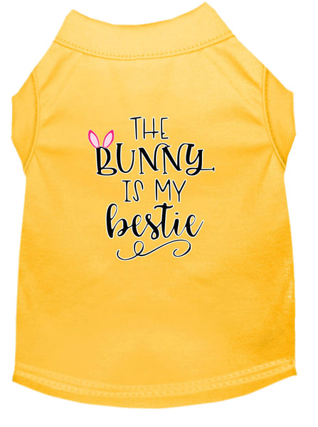 Bunny Is My Bestie Screen Print Dog Shirt