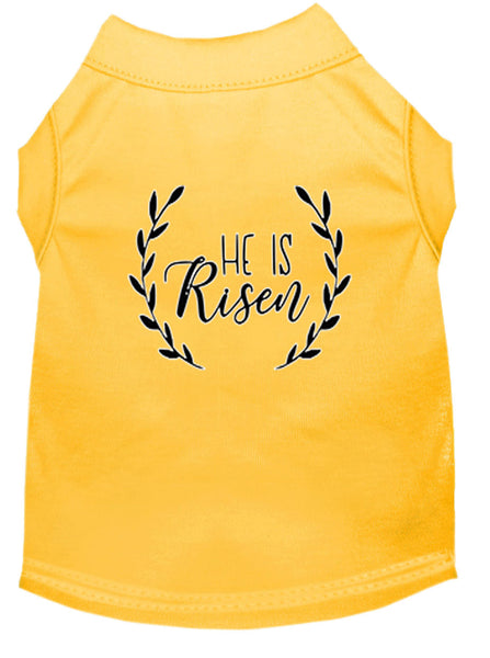 He Is Risen Screen Print Dog Shirt