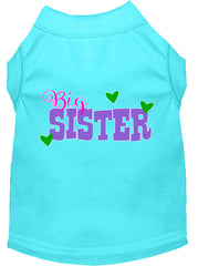 Big Sister Screen Print Dog Shirt