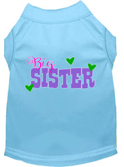 Big Sister Screen Print Dog Shirt