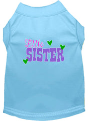 Little Sister Screen Print Dog Shirt