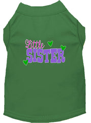 Little Sister Screen Print Dog Shirt