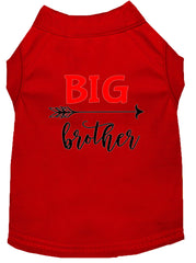 Big Brother Screen Print Dog Shirt