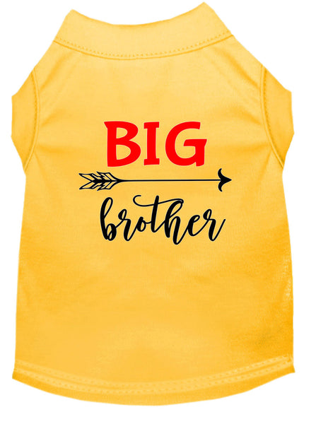 Big Brother Screen Print Dog Shirt