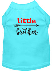 Little Brother Screen Print Dog Shirt