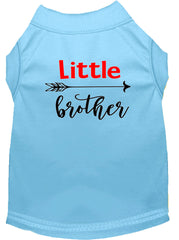 Little Brother Screen Print Dog Shirt