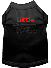 Little Brother Screen Print Dog Shirt