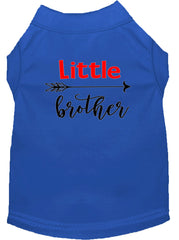 Little Brother Screen Print Dog Shirt