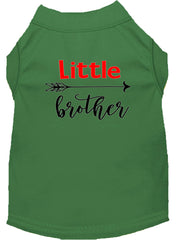 Little Brother Screen Print Dog Shirt