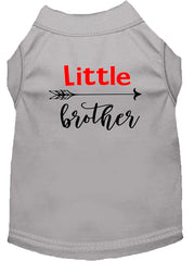 Little Brother Screen Print Dog Shirt