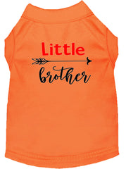 Little Brother Screen Print Dog Shirt