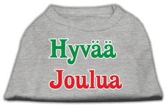 Hyvaa Joulua Screen Print Shirt