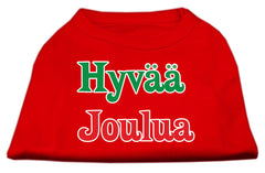 Hyvaa Joulua Screen Print Shirt