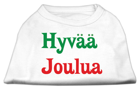 Hyvaa Joulua Screen Print Shirt