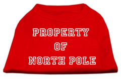 Property Of North Pole Screen Print Shirt