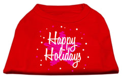 Scribble Happy Holidays Screen Print Shirt