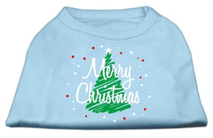 Scribbled Merry Christmas Screen Print Shirt