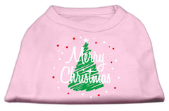Scribbled Merry Christmas Screen Print Shirt