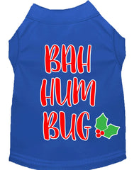 Bah Humbug Screen Print Dog Shirt