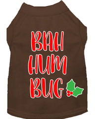 Bah Humbug Screen Print Dog Shirt