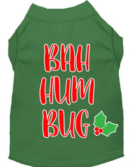 Bah Humbug Screen Print Dog Shirt