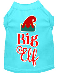 Big Elf Screen Print Dog Shirt