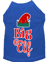 Big Elf Screen Print Dog Shirt