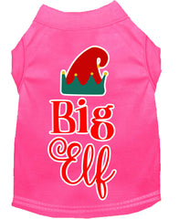 Big Elf Screen Print Dog Shirt