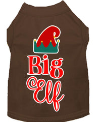 Big Elf Screen Print Dog Shirt