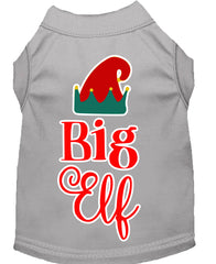 Big Elf Screen Print Dog Shirt